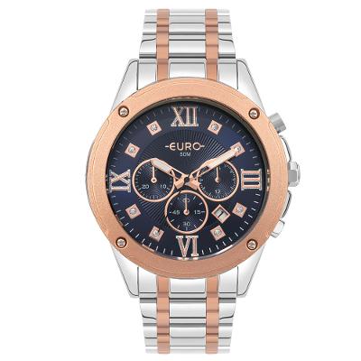 Relógio Euro Feminino Big Case Bicolor - EUJS25AK/4A