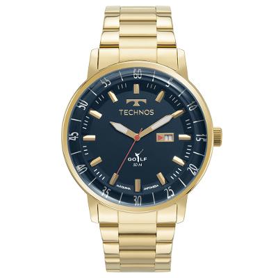 Relógio Technos Masculino Golf Dourado - 2115LAP/1A