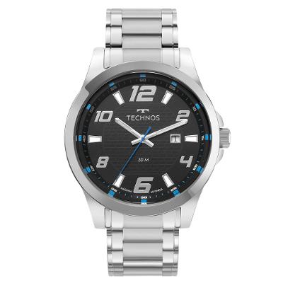 Relógio Technos Masculino Racer Basico Prata - 2115UBB/1P