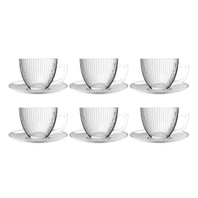6 Xícaras de Café em Vidro 90ml Graffiato