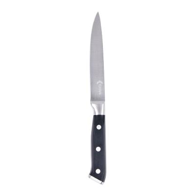 Faca para Pão e Vegetais Aço Inox 15,5cm Kenya Preta