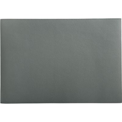 Jogo Americano Cowhide 1 Peça em Couro 43x30cm Maxwell & Williams Cinza