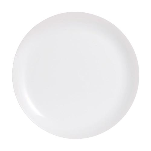 Prato de Sobremesa Diwali em Vidro 19cm Luminarc Branco