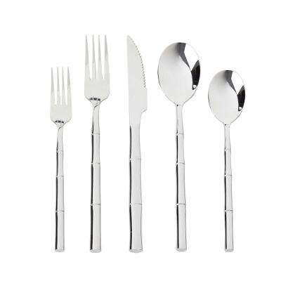 Faqueiro 30 Peças em Inox Bamboo Kenya