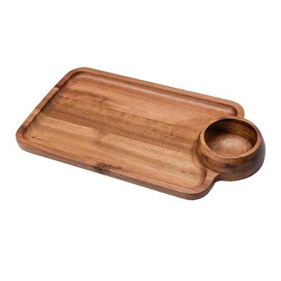 Tábua para Petisco em Acácia 4x20x37cm Kenya