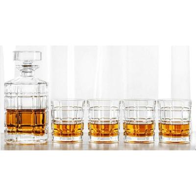 Decanter para Whisky 800ml e Copos Carreaux Spicy