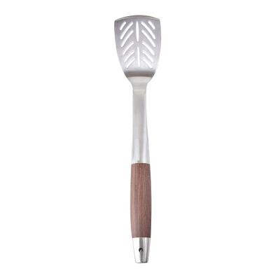 Espátula Vazada Churrasco em Aço Inox Kenya