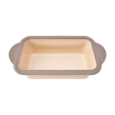 Forma Retangular de Silicone 8x14x27cm Kenya Bege