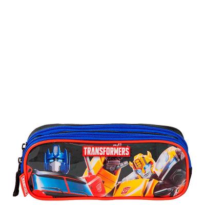 Estojo 2 Compartimentos Transformers - Colorido