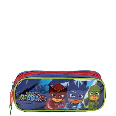 Estojo 2 Compartimentos Pj Masks - Colorido