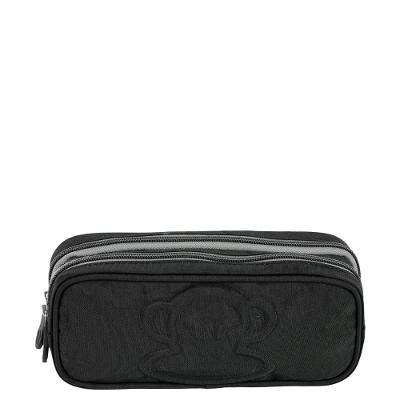 Estojo 2 Compartimentos Paul Frank Classics - Cinza Chumbo