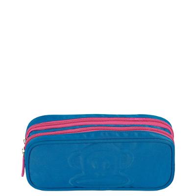 Estojo 2 Compartimentos Paul Frank Classics Azul - Aquamarine
