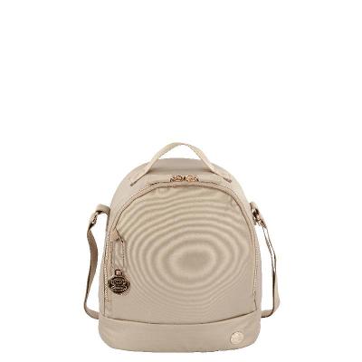 Lancheira Grande Paul Frank Metálica Bege - Light Gold