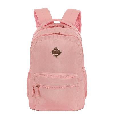 Mochila 2 Compartimentos Sestini College 3 - Metálico Rosa