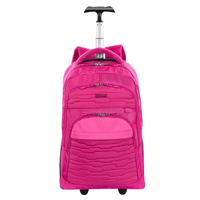 Mochila Carrinho Mega Rodas Sestini Evolution Rosa - Pink