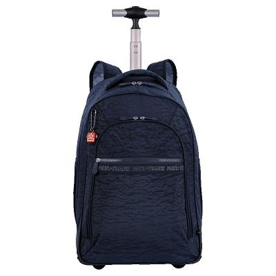Mochila Carrinho 2 Compartimentos Paul Frank Classics - Azul Marinho