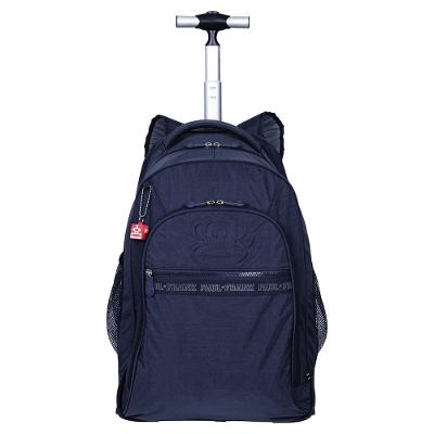 Mochila Carrinho Grande 2 em 1 Paul Frank Classics Azul Marinho