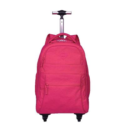 Mochila Carrinho 4 Rodas Sestini Rolling Crinkle Rosa - Pink