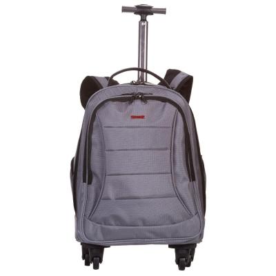 Mochila Carrinho com Rodas 360° 2 em 1 Sestini Web 3.0 Plus - Cinza