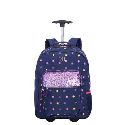 Mochila Carrinho Capricho Estrelas - Azul