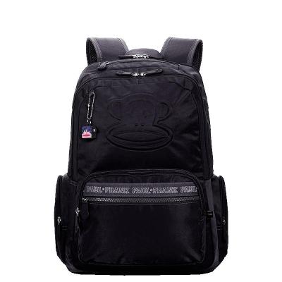 Mochila Grande 2 Compartimentos Paul Frank Classics Preto