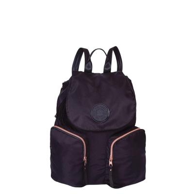 Mochila Média com Tampa Paul Frank Glam Preto