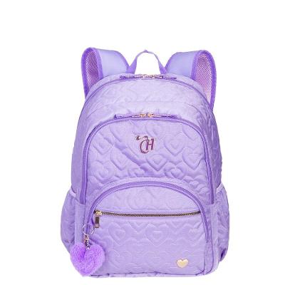 Mochila Grande 2 Compartimentos Capricho Crush Roxo - Lilás
