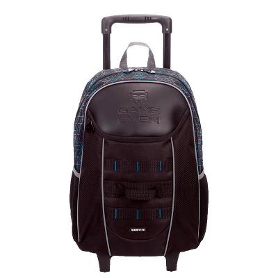 Mochila de Rodinhas Grande Sestini X Game Over - Colorido