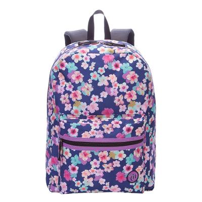 Mochila Grande Capricho X04 Azul - Floral