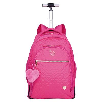 Mochila Carrinho Grande Capricho Crush Rosa