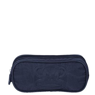 Estojo 2 Compartimentos Paul Frank Classics Azul Marinho