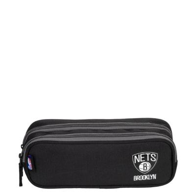 Estojo 2 Compartimentos NBA Legend Brooklyn Nets - Preto