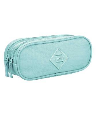 Estojo/Necessaire 2 Compartimentos CRINKLE Azul - Turquesa