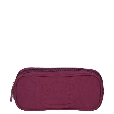 Estojo 2 Compartimentos Paul Frank Classics Roxo - Ameixa