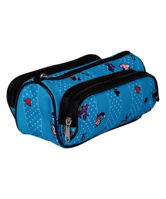 Estojo 3 Compartimentos Paul Frank 20T01 Pokerstars - Azul