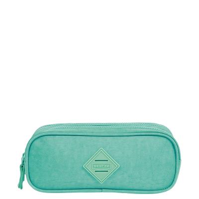 Estojo Especial 3 Compartimentos Crinkle Azul - Turquesa