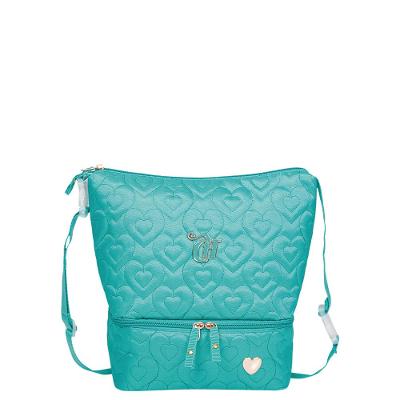 Lancheira 2 Compartimentos Capricho Crush Azul - Turquesa