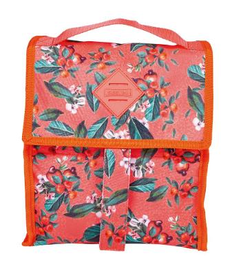 Lancheira Dobravel e Gel Sestini Fit Caju Laranja - Coral