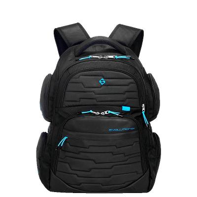 Mochila Grande 2 Compartimentos Sestini Evolution Dark Division - Preto