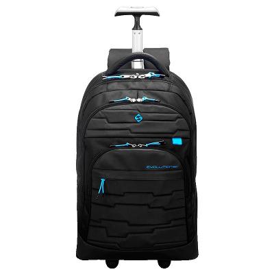 Mochila Carrinho Mega Rodas Sestini Evolution Dark Division - Preto