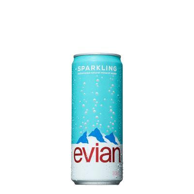 Água Evian Sparkling Com Gás 330ml