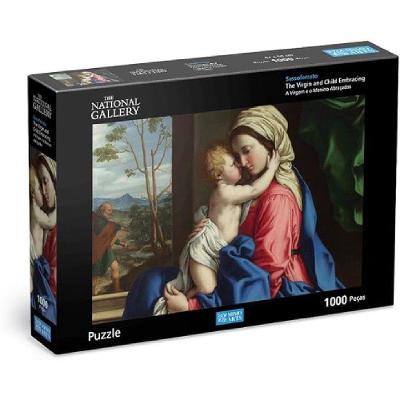 Puzzle 1000 Peças Previtali Virgem e Menino Abraçados - Mimo