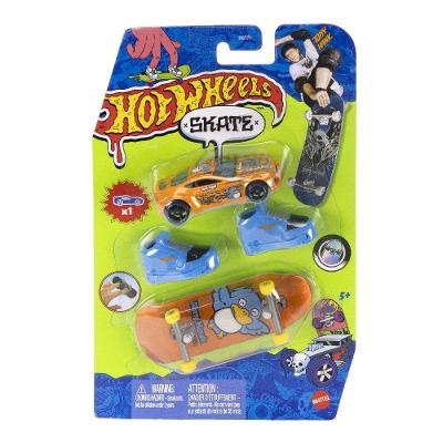 Hot Wheels Skate de Dedo Pássaro Azul e Laranja - Mattel
