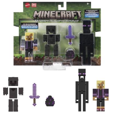 Minecraft Vanilla 2 Figuras Kai Conquistador - Mattel