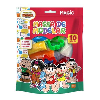 Turma da Monica Massa de Modelar 6 Cores - Ciranda Cultural