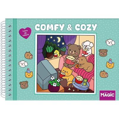 Comfy and Cozy Green Livro de Colorir - Ciranda Cultural