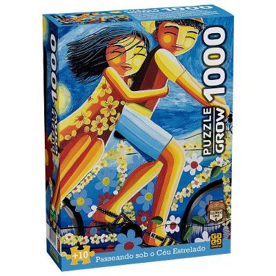 Puzzle Passeando Sob o Céu Estrelado 1000 Peças - Grow