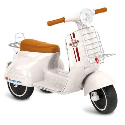 Scooter Elétrica Banderetta Off White 6V - Bandeirante