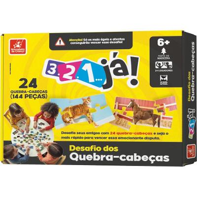 Jogo Desafio dos Quebra-Cabeças - Brincadeira de Criança