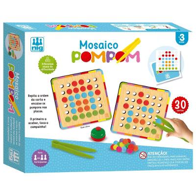 Jogo Mosaico Pompom - Nig